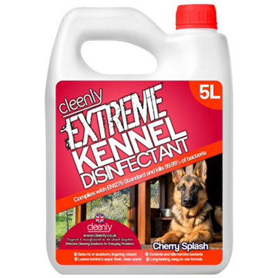 Cleenly Extreme Kennel DisinfectantDeodoriserAnd Cleaner (5L)Cherry Fragrance from B&Q
