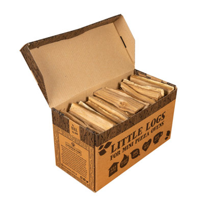 Logpile  Kiln Dried Oak Hardwood Little Logs (1 Box Approx 4Kg) from B&Q