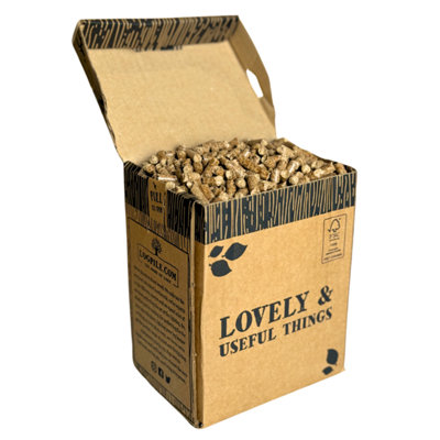 Logpile 15Kg Hardwood Pellets For Mini Pizza Ovens from B&Q