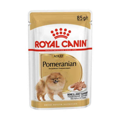 Royal Canin Pomeranian Adult Wet Loaf Pate (24 X 85G) from B&Q