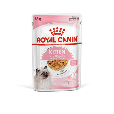 Royal Canin Kitten Wet Food Chunks In Jelly 24 X 85G from B&Q
