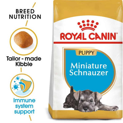 Royal Canin Miniature Schnauzer Puppy Dry Food 3 X 1.5 Kg from B&Q