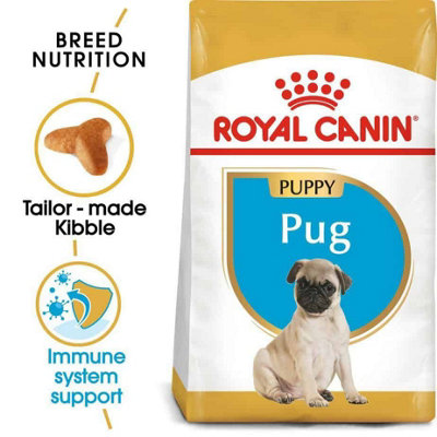 Royal Canin Pug Puppy Dry Dog Food 3 X 1.5 Kg (4.5 Kg) from B&Q