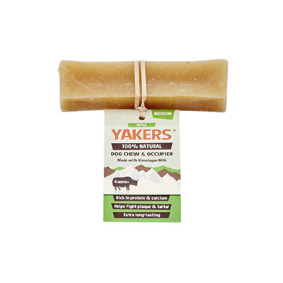 Yakers Himalayan Dog Chew BarsNatural Dog ChewsApple Medium (Pack Of 2) from B&Q