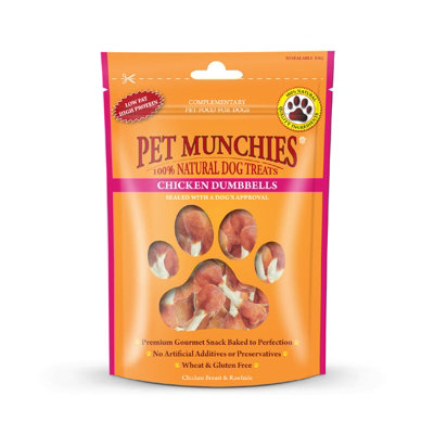 Pet Munchies Chicken Dumbbells3 X 80G from B&Q