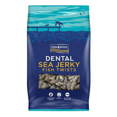 Fish4Pets Fish4Dogs Sea Jerky Fish Twists Dog Treats2 X 500G from B&Q