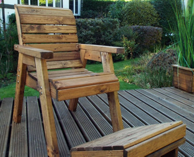 Charles Taylor Trading Charles Taylor One Seater Lounger from B&Q