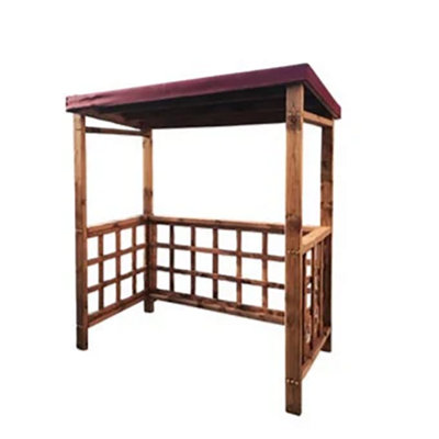 Charles Taylor Trading Charles Taylor Dorchester Bbq Shelter Green from B&Q