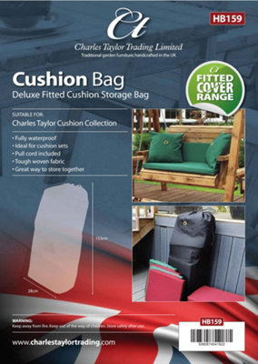 Charles Taylor Garden Deluxe Waterproof Cushion Storage Bag from B&Q