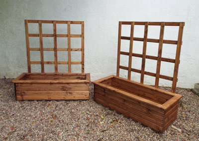 Charles Taylor Trading Charles Taylor 2Pc Extra Large Kensington Planter Set from B&Q