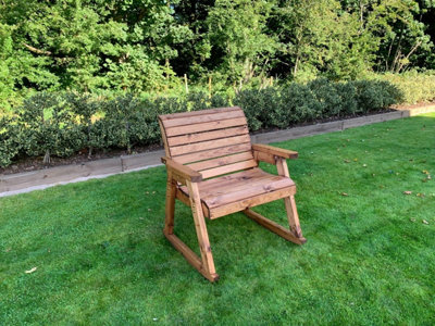 B&Q -  Charles Taylor Solid Wood Grand Rocker