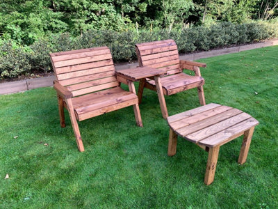 Charles Taylor Trading Charles Taylor Grand Twin Set Straight With Coffee Table from B&Q