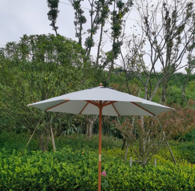Charles Taylor Trading Grey Parasol from B&Q