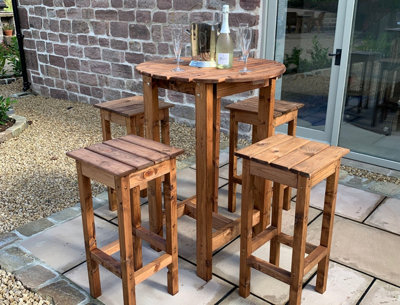 B&Q -  Charles Taylor Alfresco Bar Set Four Seater
