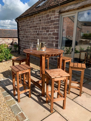 Charles Taylor Trading Charles Taylor Alfresco Bar Set Six Seater from B&Q