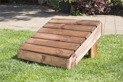 Charles Taylor Wooden Footstool Stool Ottoman Foot Rest Fp from B&Q