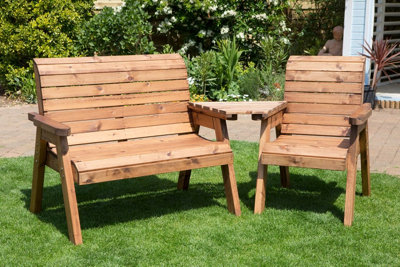 Charles Taylor Trading Charles Taylor Three Seat Comp Set Angled Boxed from B&Q