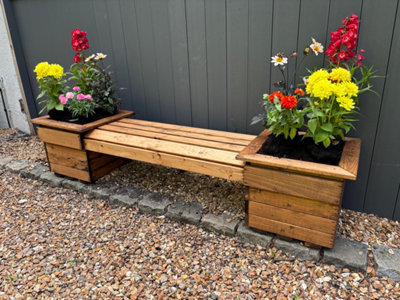 Charles Taylor Knights 2 Seater Planter Bench - Image 4