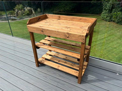 Charles Taylor Deluxe Davenport Utlity/bbq Table Large from B&Q