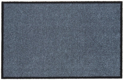 B&Q Recylon Plain Heavy Duty Mat, 120Cm X 67Cm Grey