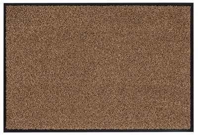 Washamat Beige Plain Heavy Duty Barrier Mat90Cm X 60Cm from B&Q