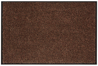 Washamat Brown Plain Heavy Duty Barrier Mat90Cm X 60Cm from B&Q