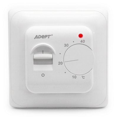 Adept Technology Adept Manual Thermostat For Electric Underfloor Heating from B&Q
