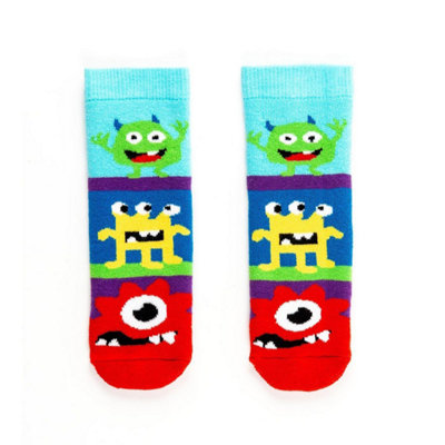 Squelch Childs Wellie Socks 1-2Yrs Monsters from B&Q