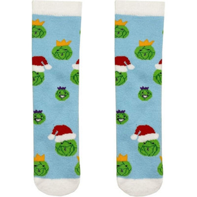 Squelch Childs Wellie Socks 3-6Yrs Christmas Sprout from B&Q