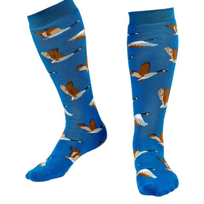 Squelch Adult Wellie Socks One Size Geese from B&Q