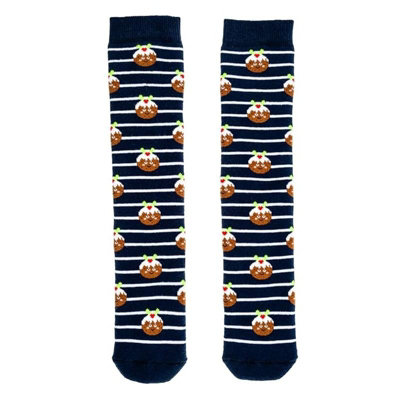 Squelch Childs Wellie Socks 6-8Yrs Christmas Puddings from B&Q