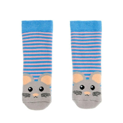 Squelch Childs Wellie Socks 1-2Yrs Mouse from B&Q