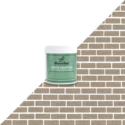B&Q -  Brick CoatingBrick Effect PaintMedium Beige250Ml
