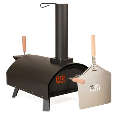 B&Q -  Steel Outdoor Pizza Oven