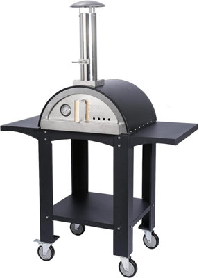 Fresh Grills Free Standing Extra Large Pizza Oven With Prep Stations