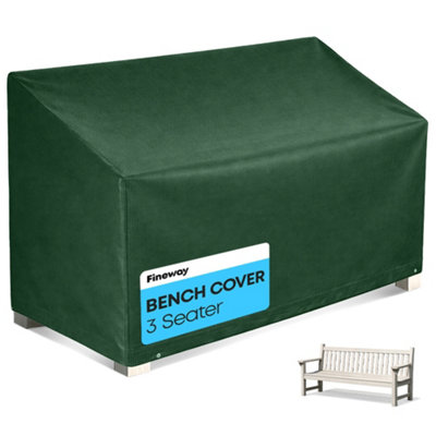 Livivo Fineway 3 Seater Garden Bench Cover Waterproof Heavy Duty Outdoor Furniture Cover Uv Resistant Windproof 162 X 66 X 89Cm from B&Q