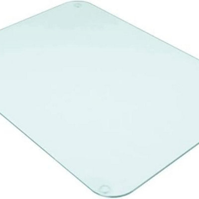 Deenz Large 40X60Cm 5mm Completely Clear & Flat Float Glass Worktop Saver For Your Kitchen Chopping Board from B&Q