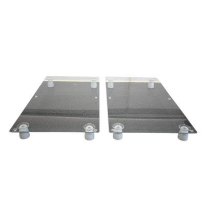 Deenz 2X Universal Hob Cover Plates Tempered Glass Worktop Saver Dishwasher Safe 4mm Clear 8X Feets 30X52Cm from B&Q