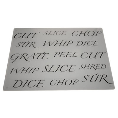 DEENZ Worktop Saver Cut Slice Chop 30X40 from B&Q