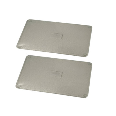 DEENZ 2 X Hob Cover Tempered Glass Worktop Saver Frosted With  8X Feets 52X30 from B&Q