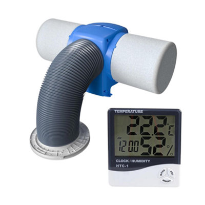 Mould Stop Nuaire Dri-Eco-HcHall Control. Positive Input VentilationPiv from B&Q