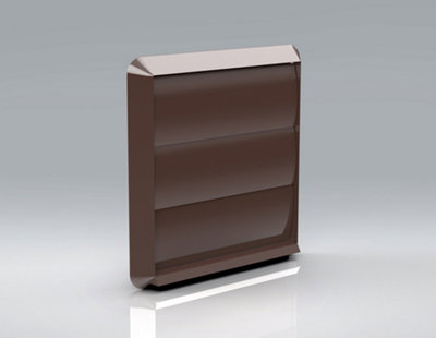 Mould Stop 125mm Brown Gravity Outlet Vent (5" Spigot) from B&Q