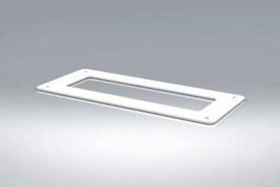 Mould Stop Verplas 204mm X 60mm Rectangular Wall Plate from B&Q