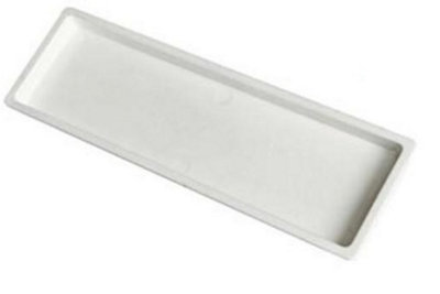Domus White 204mm X 60mm Ducting End Cap from B&Q