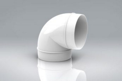 Mould Stop 100mm 4" Solid Ducting 90 Degree Elbow (Vkc300) from B&Q