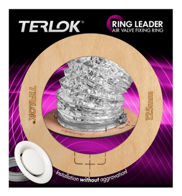 Mould Stop Terlok Ring Leader 150mm Air Valve Fixing Ring from B&Q
