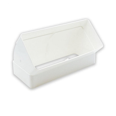 Mould Stop 220mm X 90mm Megaduct Vertical 45 Degree Bend Large Flat Channel Ducting from B&Q