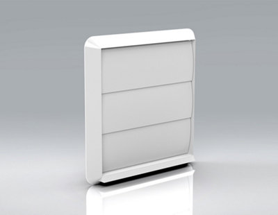 Mould Stop 100mm White Gravity Outlet Vent 4" Spigot from B&Q