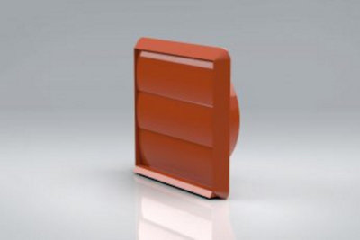 Mould Stop 150Mm Terracotta Gravity Grille Vent 6" Spigot