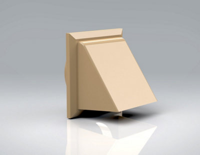 Mould Stop 150mm Beige Cowl With Non Return Gravity Flap from B&Q